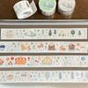 Cai Cai Xuan Xuan Lace Dot/Forest Cake Salt-Style Girl Die-Cut Washi Tape for Journaling
