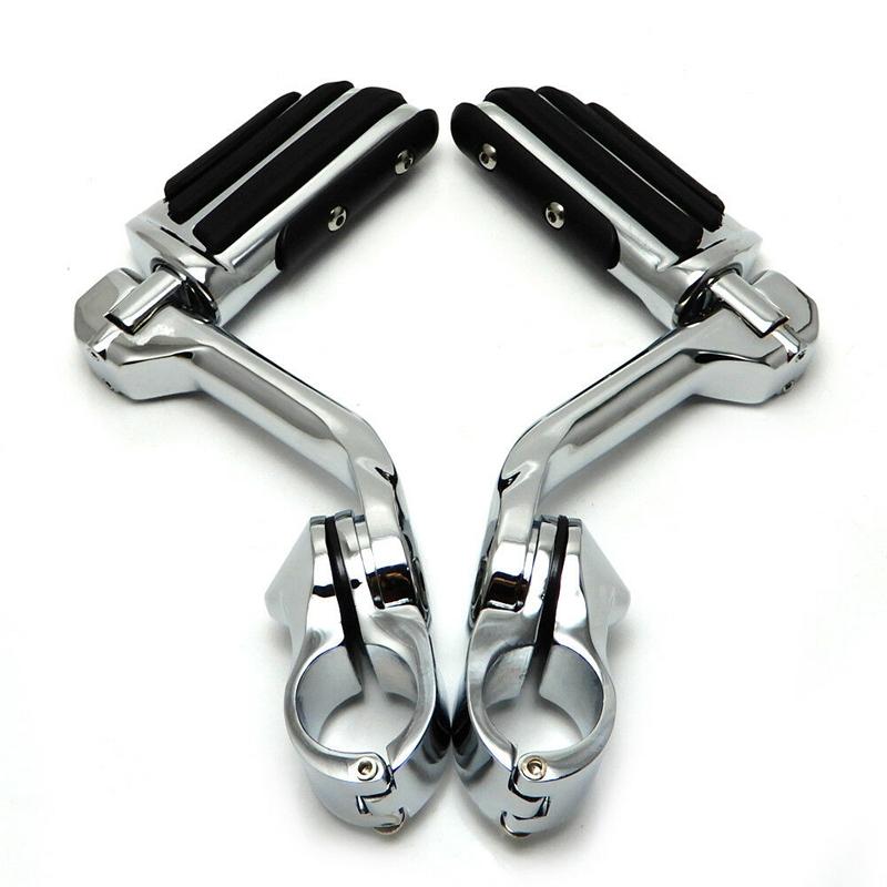 Motorcycle Foot peg Footrest Footpegs Floorboard Highway For Harley Iron XL 883 1200 Custom Dyna Softail Road