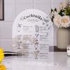 Acrylic Table Sign for Wedding Place Card for Blank Arch Seat Card Party Decoration DIY Table Number Guest Name Tag Custom Size