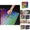 Hues And Cues Un Gioco di Indovinelli di Colori Indizi Puzzle Giocattolo con Componenti in Plastica per Attività Familiari e di Festa