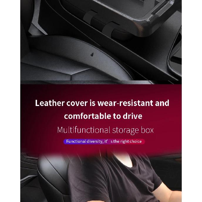 Car Center Console Armrest Pad Heightening Pad with Cup Holder Portable Car Armrest Cushion Car Universal