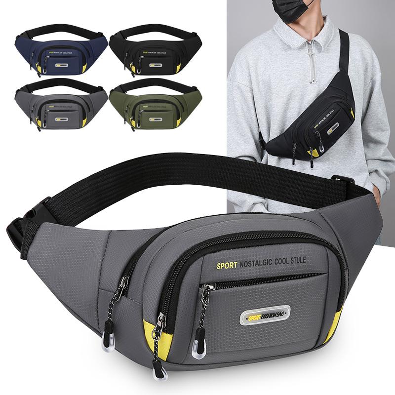 Unisex Mobile Waist Bag - Large Capacity, Water-Resistant, Durable for Work & Travel, Fashion Crossbody Pack Sports Bag