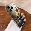Girl Art V-Vermeer Painting  Phone Case For iPhone 17,16,15,14,13,12,11 Pro,Max,Plus,X,XS,XR,SE4,E Mini Transparent Soft Cover