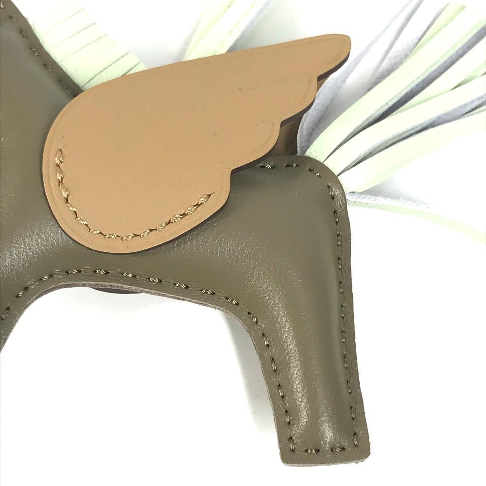 Hermes Pegasus PM Bag Charm Anyo Miro Bizcui/Etoupe BrownBased/Green Unused