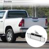 Car Back Rear Exterior Door Tailgate Handles for Toyota Pickup 1989-1995 Durable Tailgate Replacement Handle No.6909089101 ABS Metal Silver Tone 1 Pc