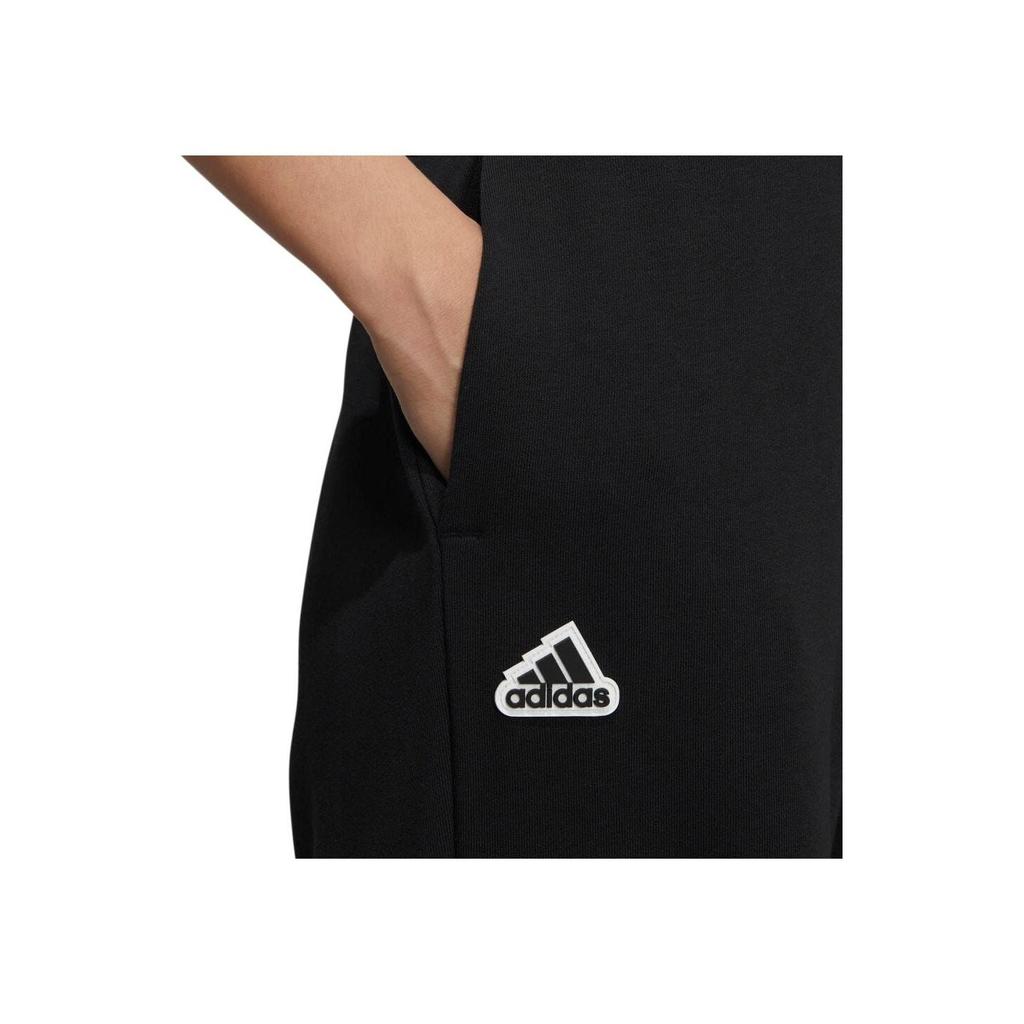 Adidas Casual Drawstring Joggers With Logo Women Bottoms Black IA5231