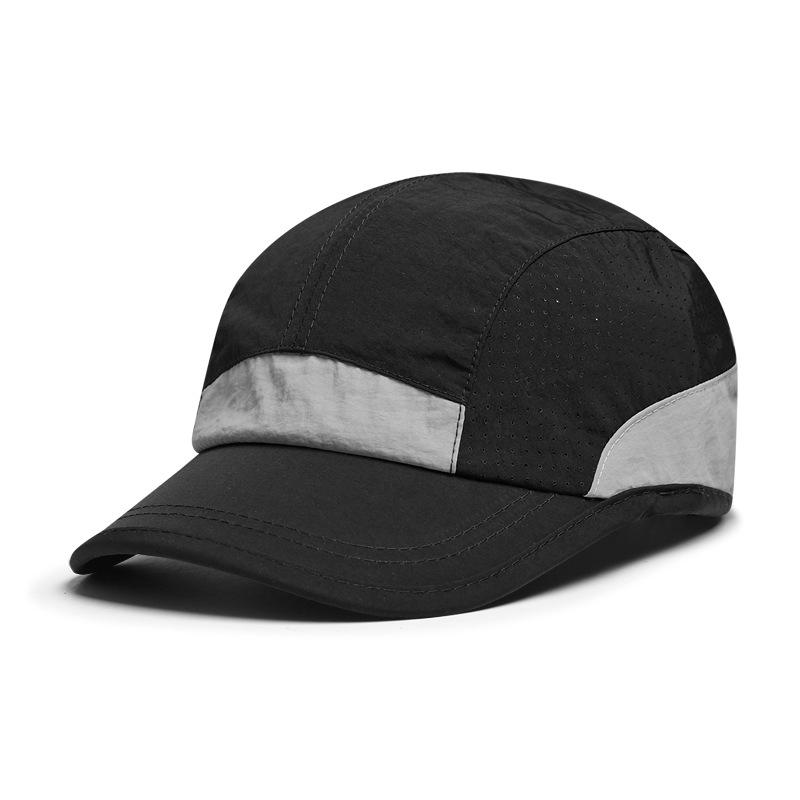 Summer Solid Quick Dry Baseball Cap For Men Breathable Lightweight Outdoor Sports Camping Hiking Cap Color Block Thin Fabric
