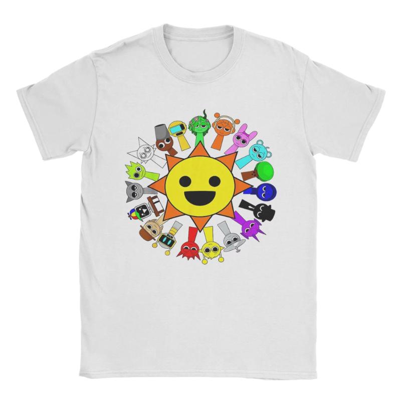 2025 Summer and Autumn retro toy print T-shirt loose and casual short-sleeved trendy top for men and women