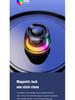 Magnetic Bluetooth Speaker Phone Stand with RGB Light and TWS Subwoofer for Outdoor Use