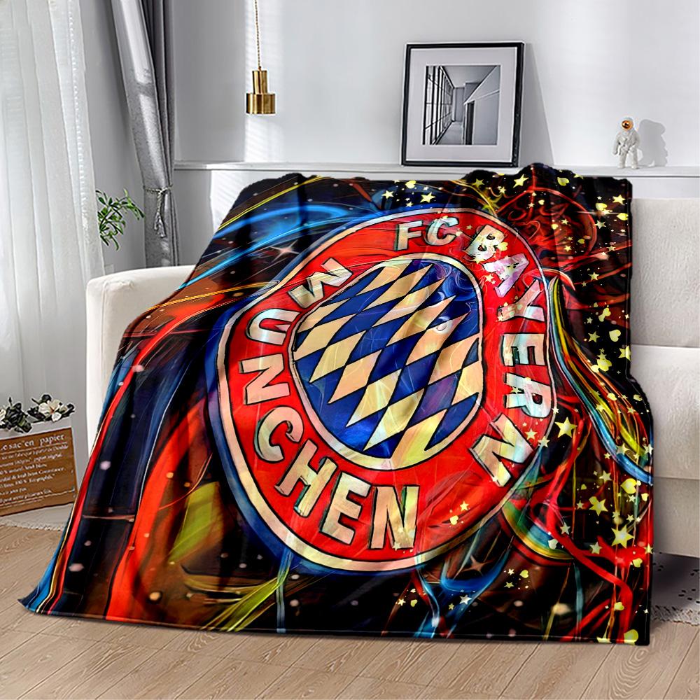Bayern Munich Blanket Soft Warm Cozy Suitable for Seaside Couch Livingroom for All Seasons Modern Best Holiday Gift for Friends Family