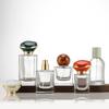 Compact Transparent Glass Perfume Spray Bottle - Travel-Friendly Snap-On Decanter