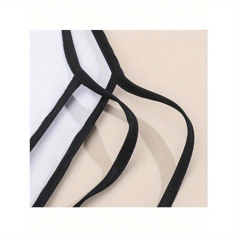 1pc Apron 80*60cm Simple Style Apron, Letter Phrase Print Apron Thickened Cute Waterproof Waist Apron, Kitchen Supplies
