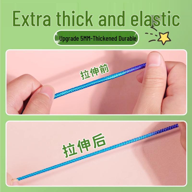 Jumping Rubber Band for Kids: Durable, High-Elasticity Rope for Children & Elementary Students