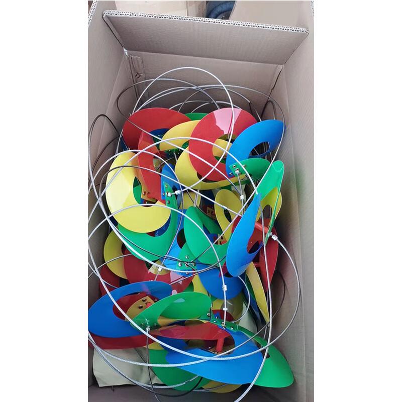 Colorful Outdoor Bird Repellent Windmill