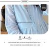 2026 Spring Maternity V-Neck Embroidered Doll Shirt – French Korean Style Loose Top