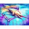 5D DIY Diamond Painting Full Round Animal Dolphin Diamond Embroidery Painting Cross Stitch Kit Home Decoration Rhinestone Gift