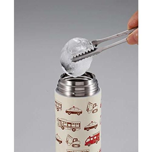 CAPTAIN STAG (CAPTAIN STAG) 600ml Kids' Water Bottle, Double Stainless Steel Bottle, Vacuum Insulated, Keeps Hot or Cold, 2-Way, Includes Shoulder Str