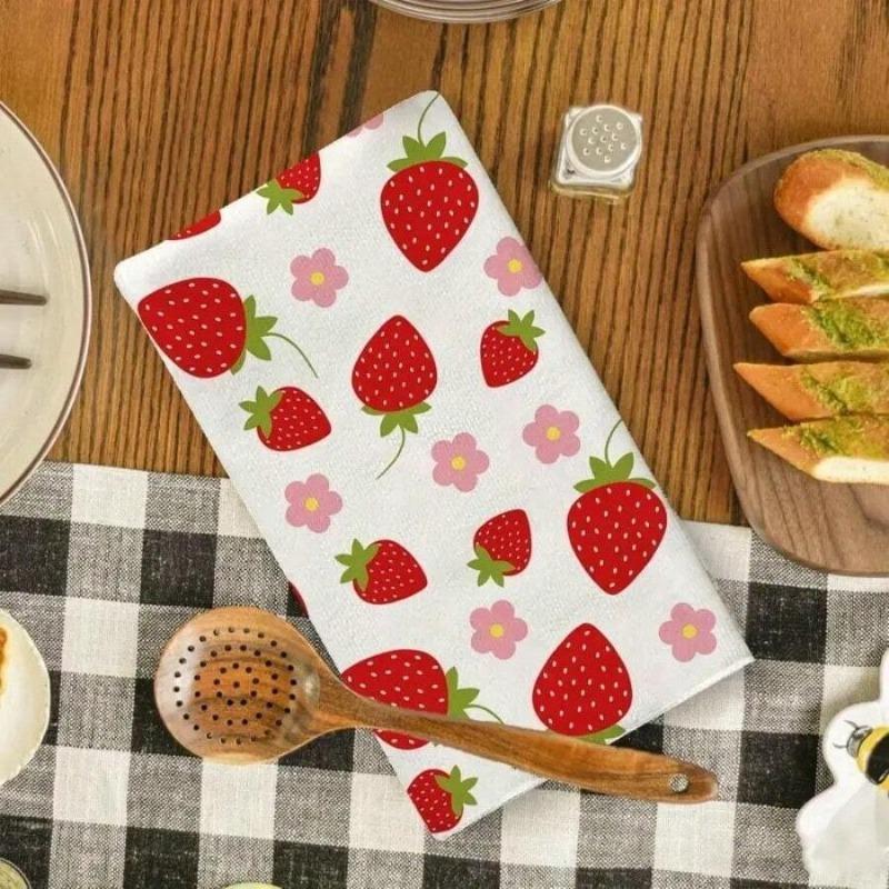 2PCS Kitchen Towels, Towel Sets, Super Absorbent Soft Cleaning Cloths, Kitchen Decoration,kitchen Essentials, Household Essentials, Cleaning Cloths