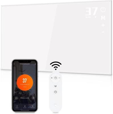 Infrared Wall Radiator - NETTLIFE - 450W - Remote Control - 90x50x1 Cm - Energy Saving