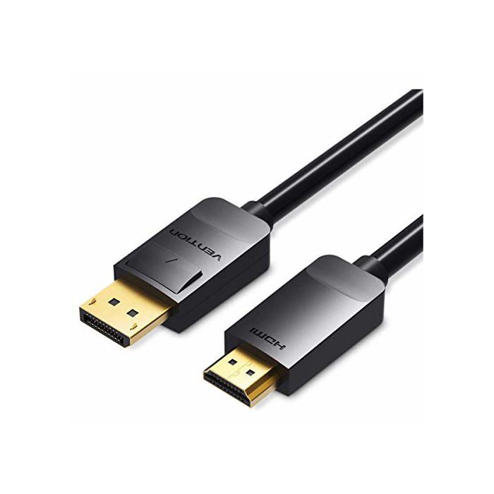 Câble DisplayPort vers HDMI - Vention - 2 m - Mâle à femelle - Multicolore - Ordinateur - Télévision - Tablette
