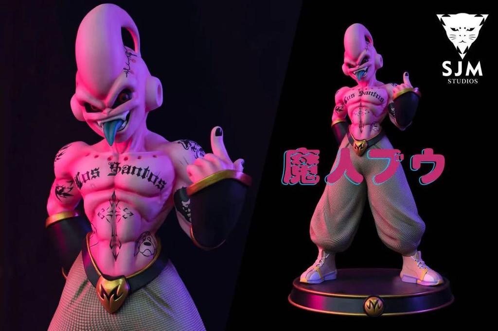 [USED] Dragon Ball Tattoo Majin Buu Garage Kit Figure Tatoo bu