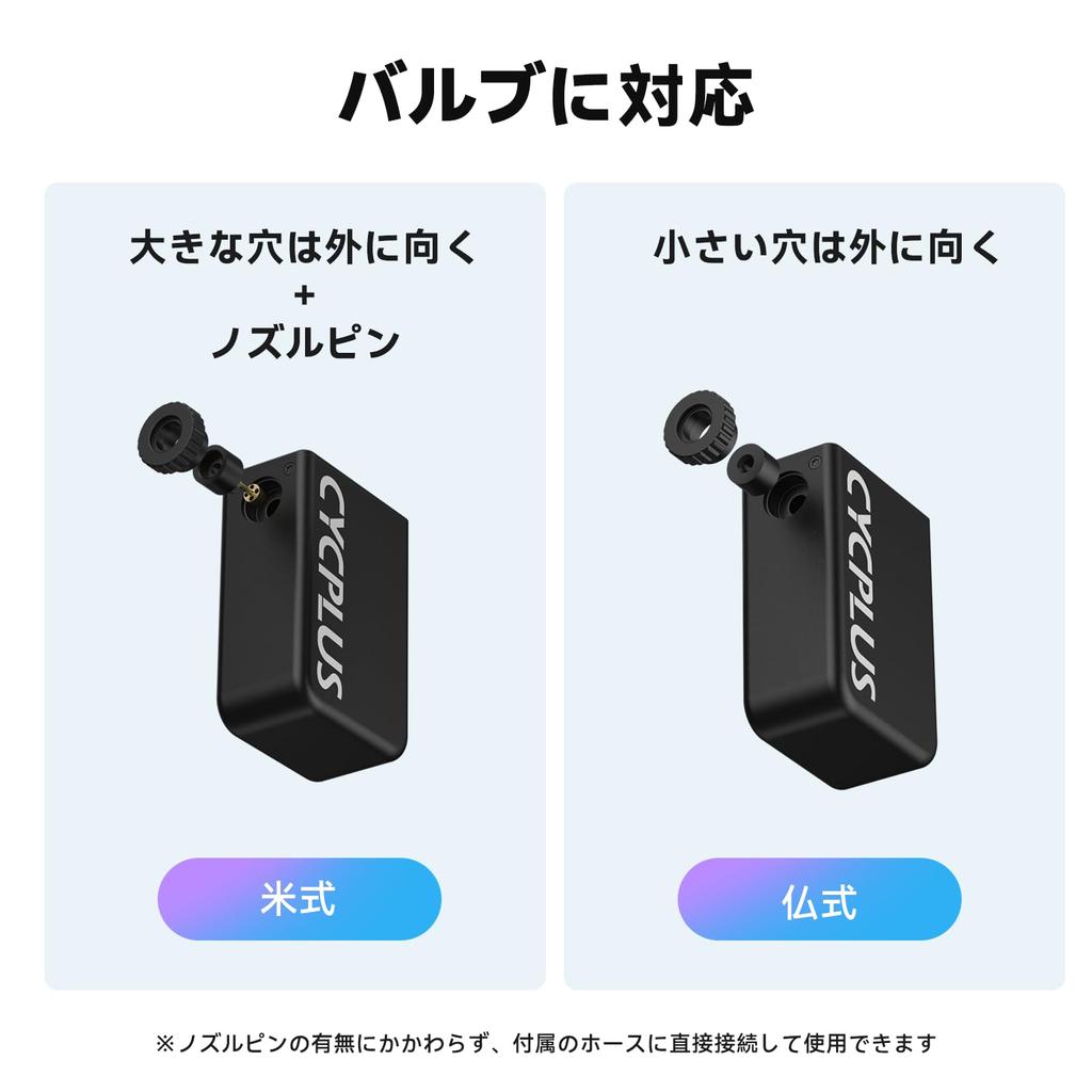 CYCPLUS Aufblasbares Fahrrad, 120 PSI, elektrischer Inflator, Druckanzeige, Fahrradluftpumpe, tragbare elektrische Pumpe, automatischer Stopp, mit Luftschlauch für Mountain