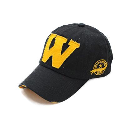New hip hop trendy baseball cap outdoor men and women, summer sunscreen cap W letter hat old cap