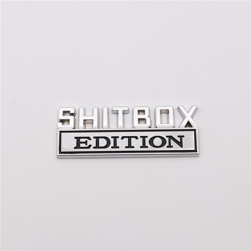 Zinc Alloy Car Modification Edition Rear Sticker