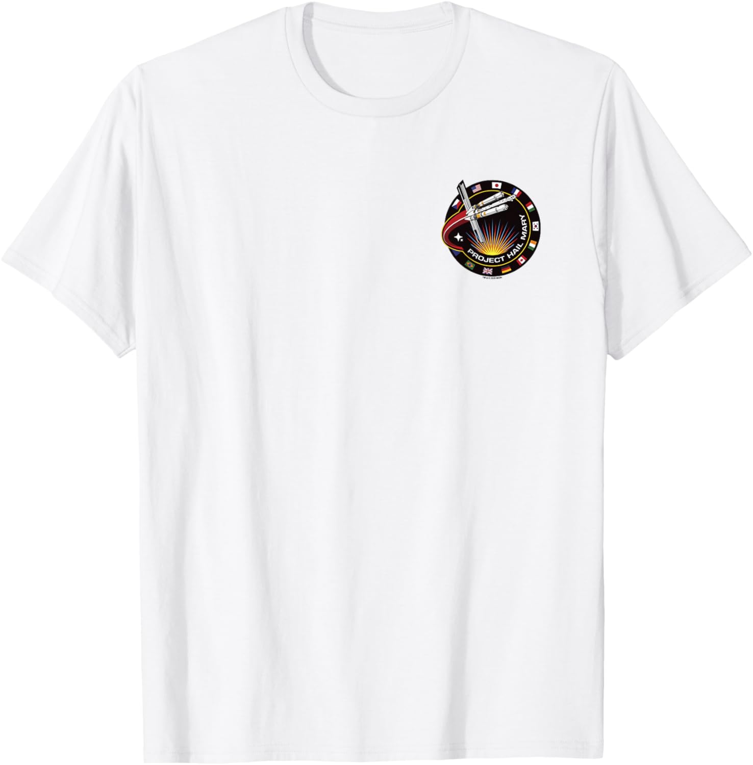 Project 2026 Hailey Marie Mission Badge Pocket Logo Unisexs Tshirt Cotton Unigender O Neck Short Sleeve Fashion Tshirt S