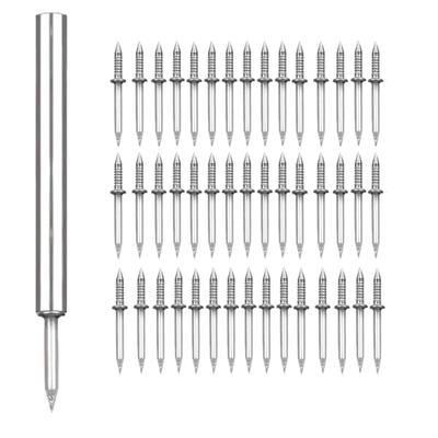 100 Skirting Thread Nails Traceless Nails Sheep Horn Nails Simple Installations