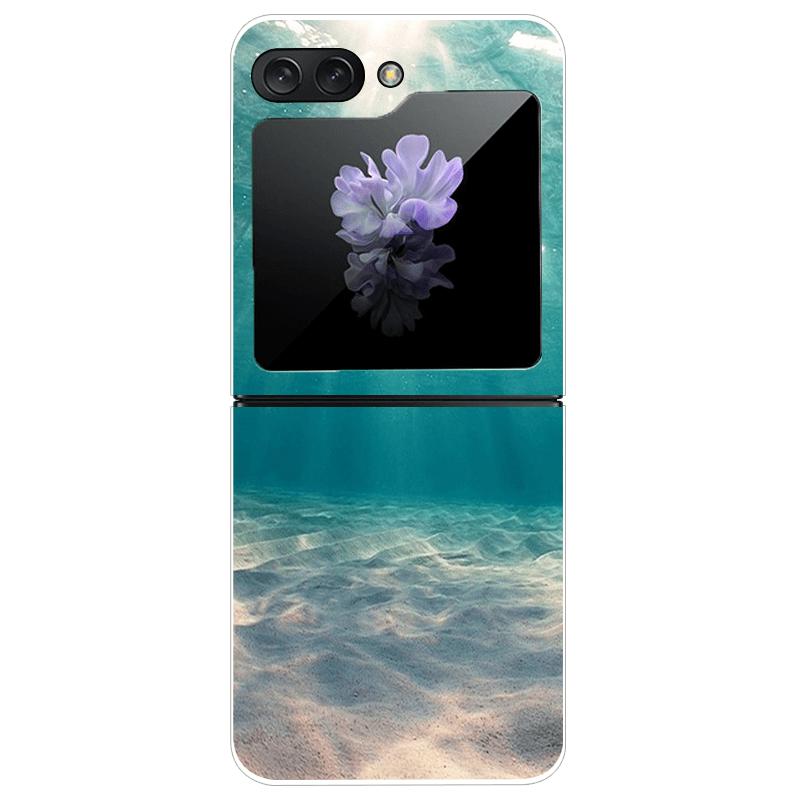 For Samsung Z Flip7 Hard Case ZFlip7 5G Transparent PC Phone Cases For Galaxy Z Flip 7 Fashion Cartoon Clear Protective Fundas