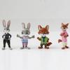 12pcs/set  Zootopia 2 Cartoon Anime Figure Nick Judy Gary Action Figure Toys Room Ornaments Fans Christmas Gifts