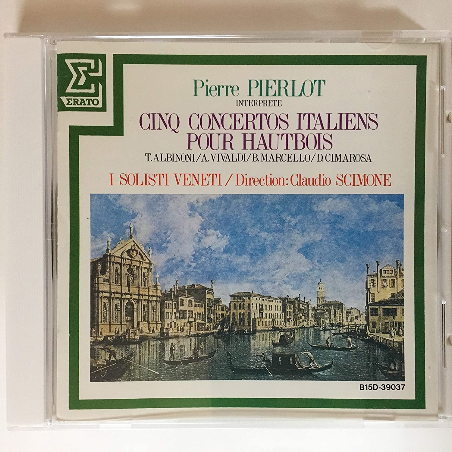 

CD T. ALBINONI, A. VIVALDI, B. MARCELL - Venice love B15D39037 Japan Classical Used