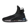 N3xt L3V3L Cushioning Slip Resistant Cushioning Slip Resistant High Top Vintage Basketball Shoes Men's Black BB7803