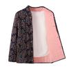 Veste en coton velours d'hiver pour femmes d'âge moyen et âgées - Manteau de grand-mère chaud et ajustement élastique