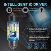 MAXGTRS 2X 12V 24V Festoon C5W C10W 3030 Chip Bulb Canbus Car LED Interior Dome Reading License Plate Lights 6000K