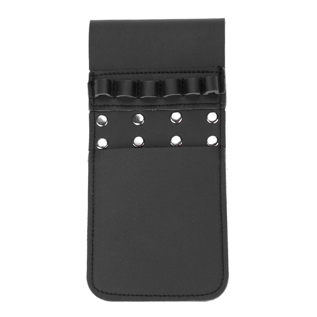 Portable Quiver PU Leather 6pcs Waist Holder Bag Bow Archery Equiptment(Black)
