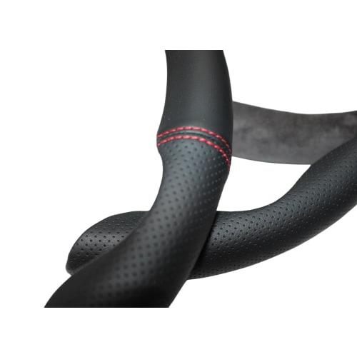 Nissan NV350 Caravan E26 Series Steering Wheel Cover Steering Cover 5D Grip Anti-slip Car Accessory 3 Colors Available! Nissan Custom Parts (black)