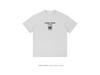 Unisex Minimalist Letter Barcode Print Heavy Cotton T-Shirt - Trendy Summer Short Sleeve Design
