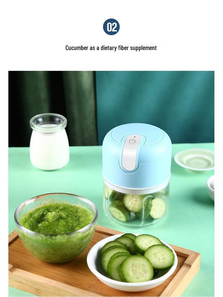 Electric Garlic Crusher & Baby Food Grinder: Multi-Functional Meat Grinder & Small Garlic Paste Maker