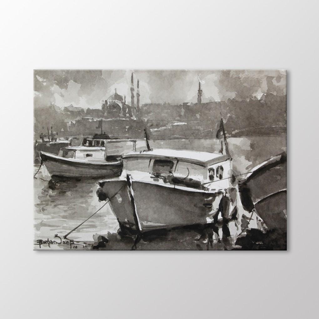 

Акварельные лодки и стамбульская живопись