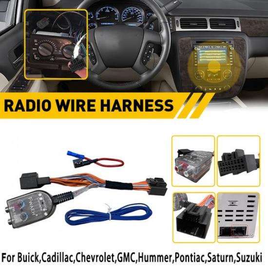 Radio Subwoofer Add Amplifier Adapter Wire Harness For Buick Enclave 2008-2017