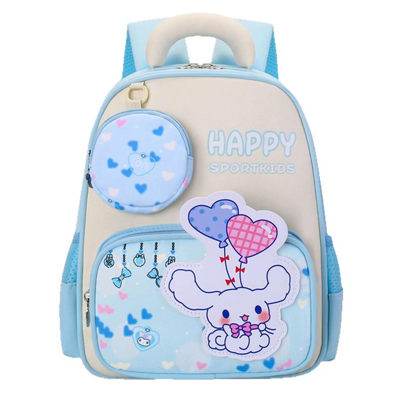Kids' Cartoon Schoolbag: Lightweight, Double Shoulder Backpack with Spine Protection for 3-6 Year Olds