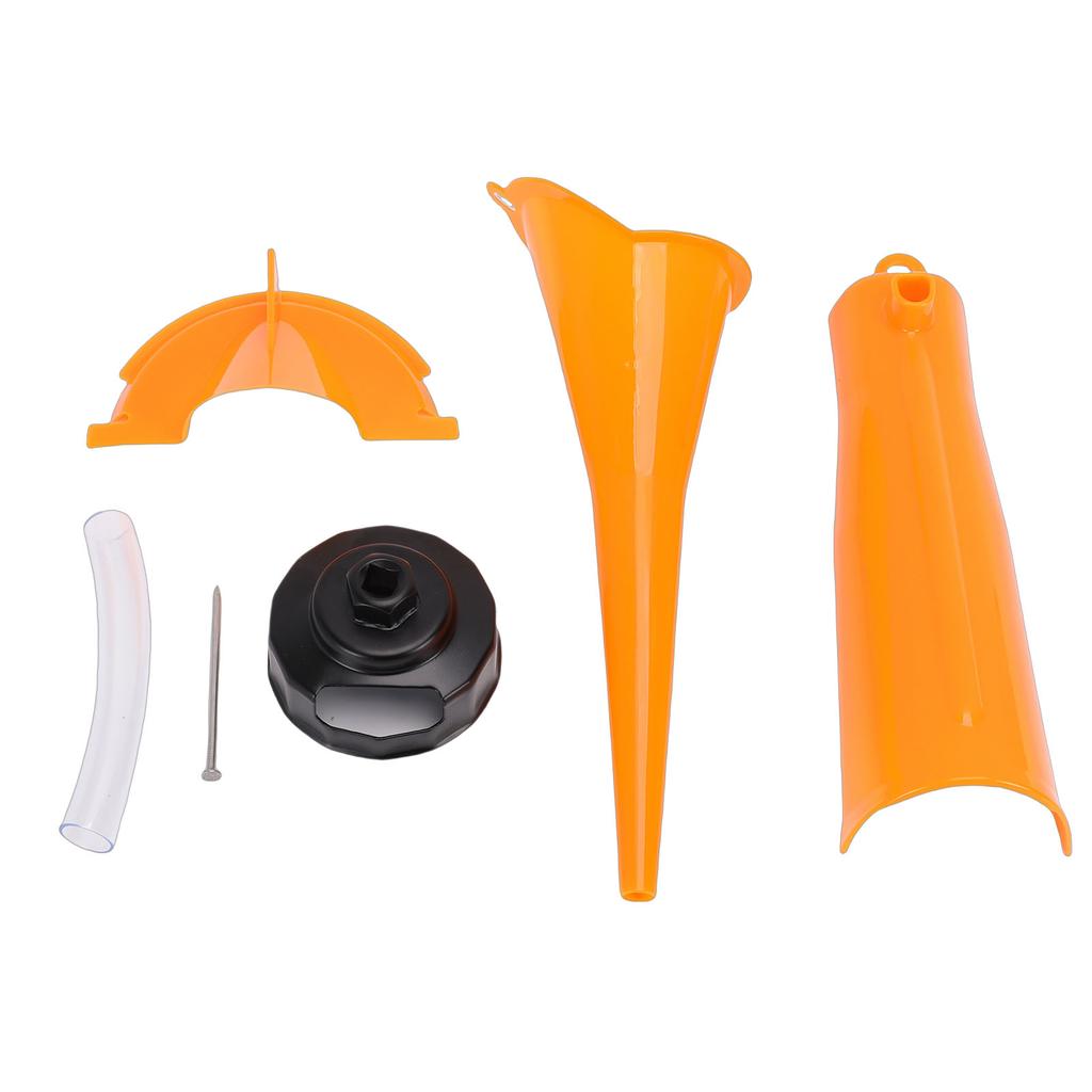 Motorcycle Oil Change Kit Replacement for   Multifunctional Drip Proof Oil Filter Wrench Crankcase Filling Tool Funnel Set