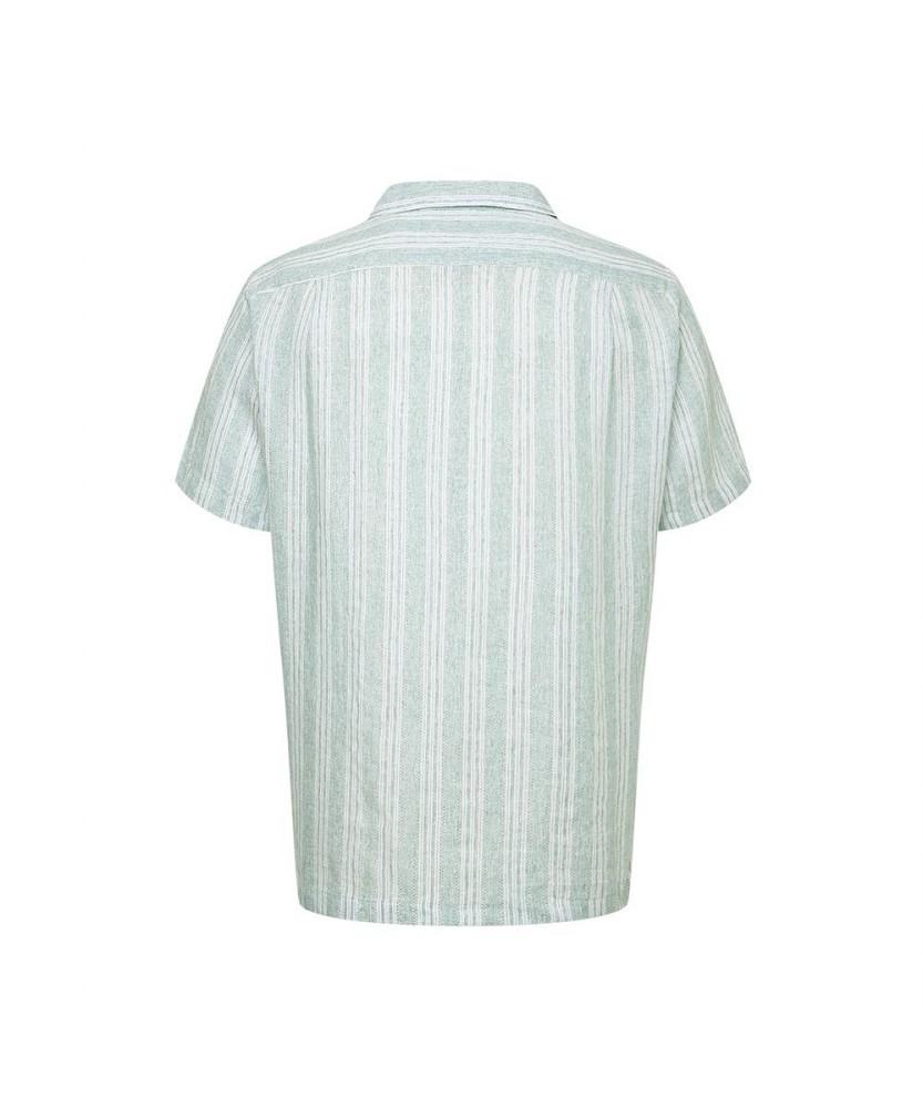 Dagseusyeocheu Care 100% Linen Striped Shirt_Dms1Shcs173E1