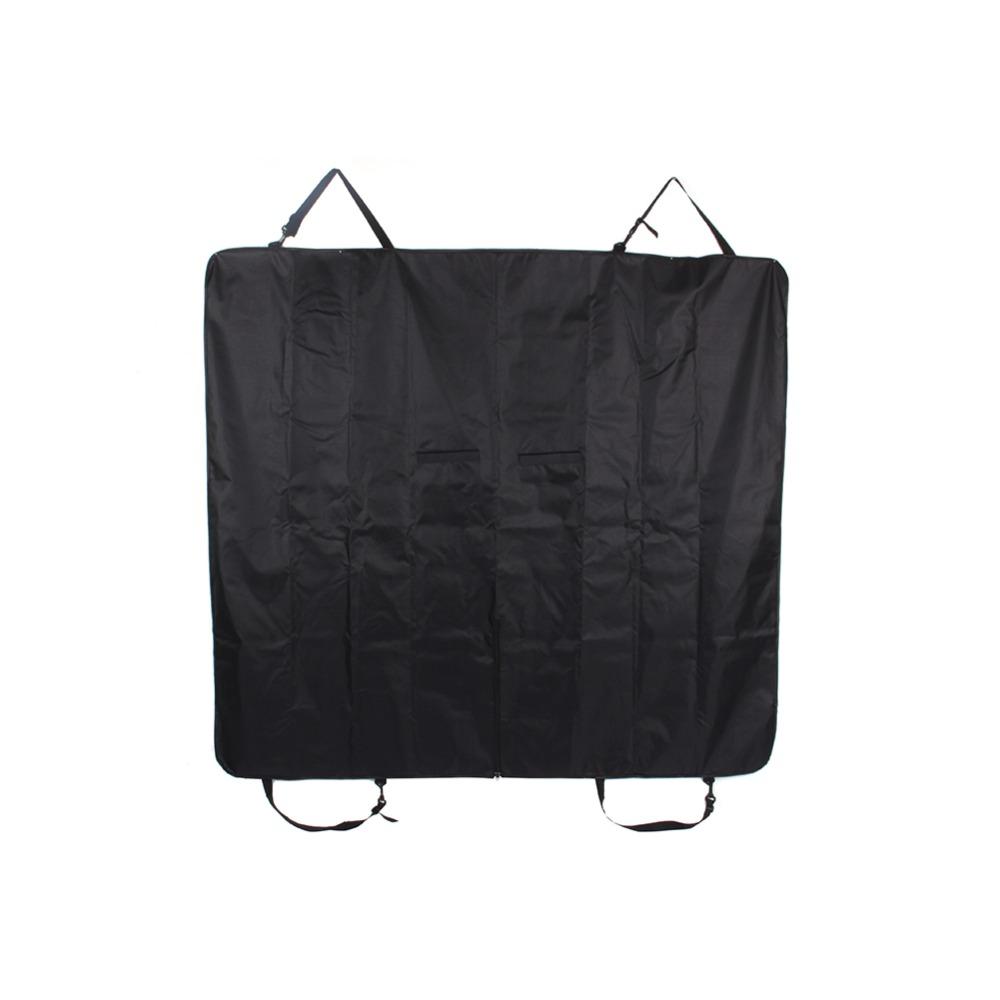 Anti-Slip Underside Pet Back Seat Mat 600D Oxford Weave Dog Cat Travel Hammock Off-Road Self-Drive