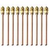 10pcs Copper Tube Access Valves for Air Conditioner Refrigeration Units