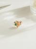 Minimal Piercing 14K Cut Four-Leaf Clover Piercing