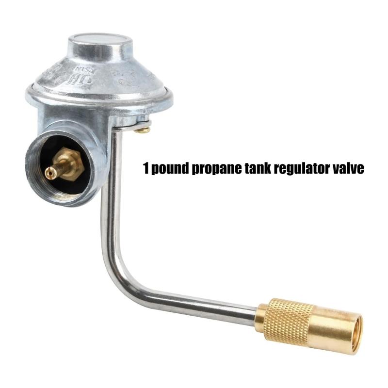 Universal Propanes Regulator Low Pressures Gas Regulator For Outdoor Camp Stove With Stable Pressures Output