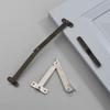 2Pcs Metal Lid Support Hinges Lift Up Stay Hinge Folding Support Hinges for Wood Box Jewelry Case Cabinet Easy To Use